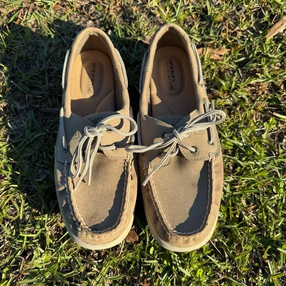 Sperry Women’s Top Sider Tan Boat‎ Shoes Size 6M